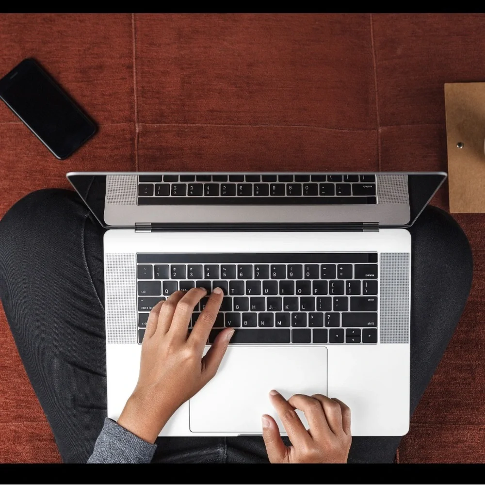 MacBook Air M1 2020 White Vinyl Skin (Inside, Top + Bottom)
